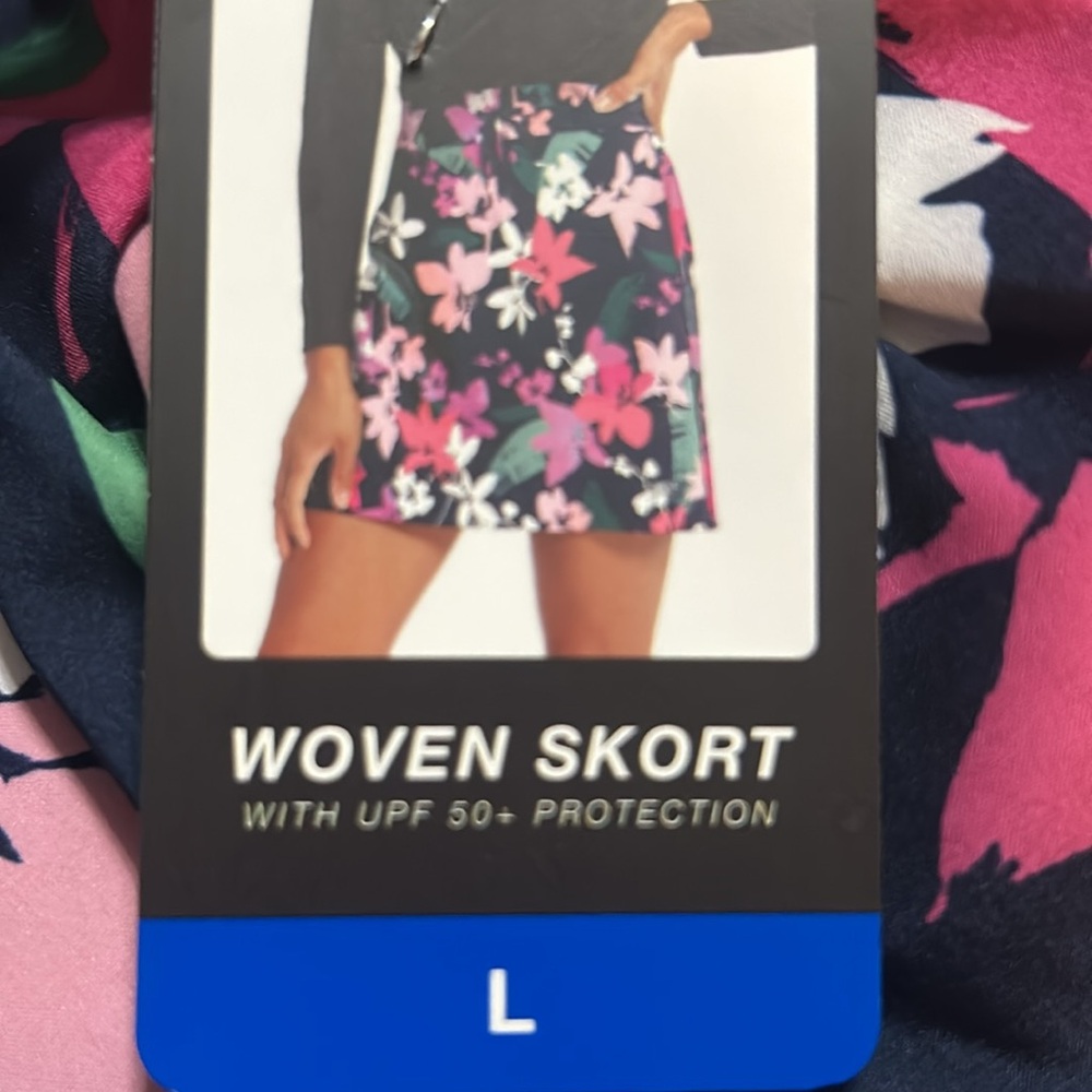 Speedo skort woven UV protection size XL NWT